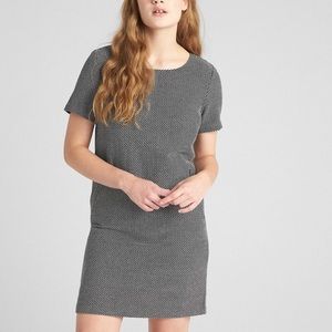 Gap Black Tweed Shift Dress - Size XS